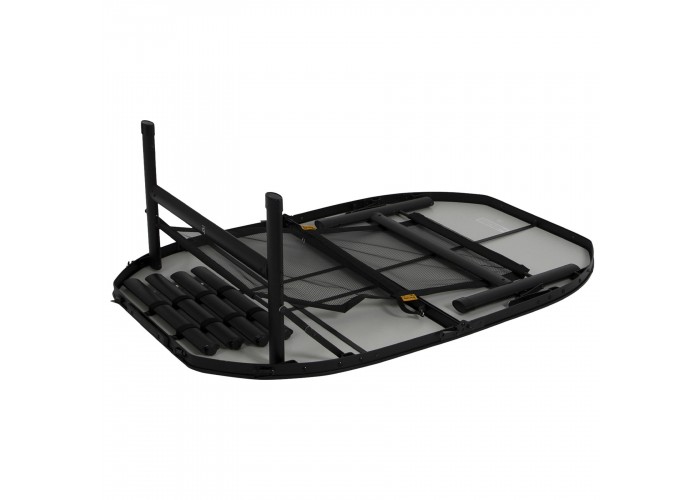 Стіл Bo-Camp Northgate Oval 120x80 cm Black/Grey (1404187)