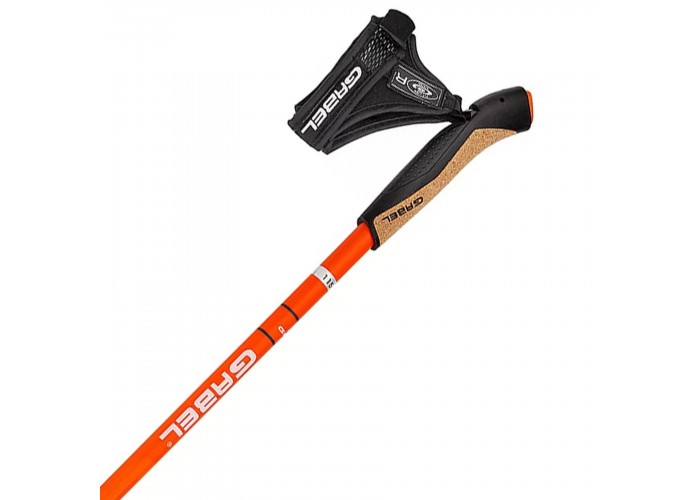 Палиці для скандинавської ходьби Gabel X-1.35 Active Knife Red/Orange 125 (7009361151250)