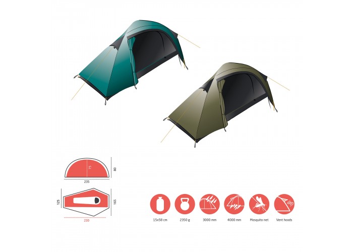 Намет Grand Canyon Apex 1 Alu Capulet Olive (30921258)