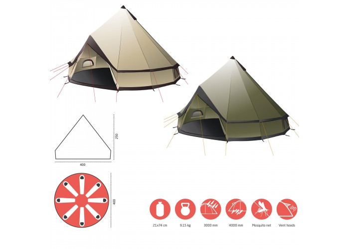 Намет Grand Canyon Indiana 8 Capulet Olive (330036)