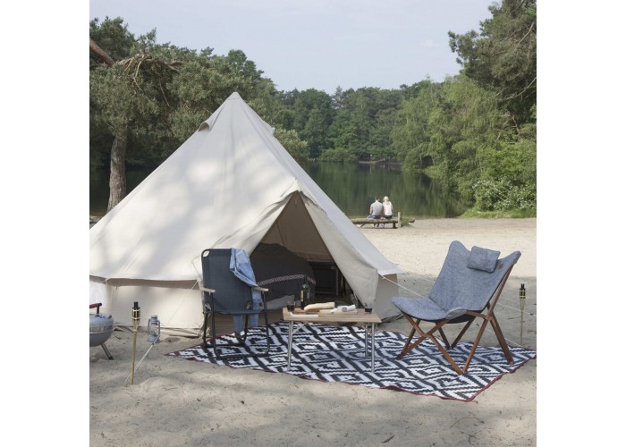 Крісло розкладне Bo-Camp Bloomsbury L Grey (1200370)