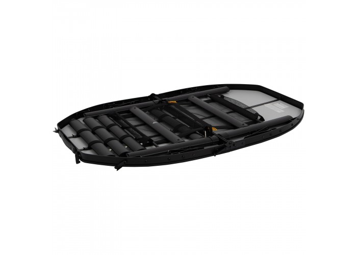 Стіл Bo-Camp Woodbine Oval 100x70 cm Black/Wood look (1404185)