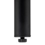 Стіл Bo-Camp Woodbine Oval 100x70 cm Black/Wood look (1404185)