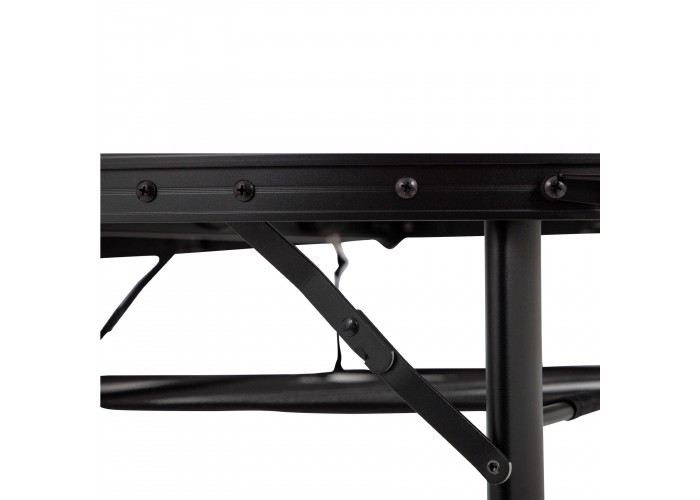 Стіл Bo-Camp Woodbine Oval 100x70 cm Black/Wood look (1404185)