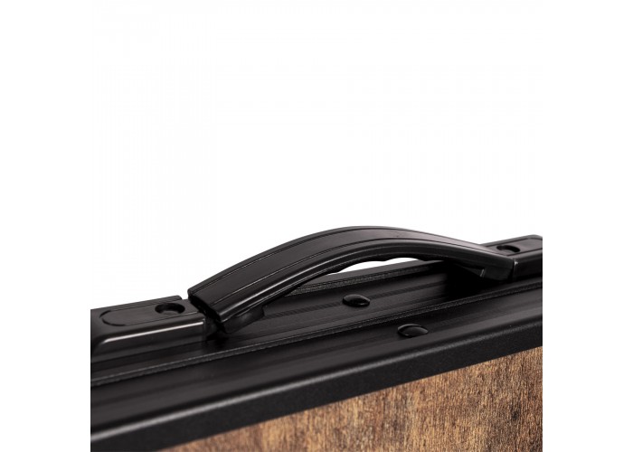 Стіл Bo-Camp Melrose Oval 120x80 cm Black/Wood look (1404220)