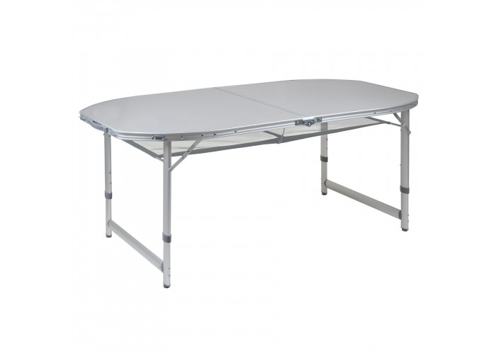 Стіл Bo-Camp Premium Oval 150x80 cm Grey (1404405)