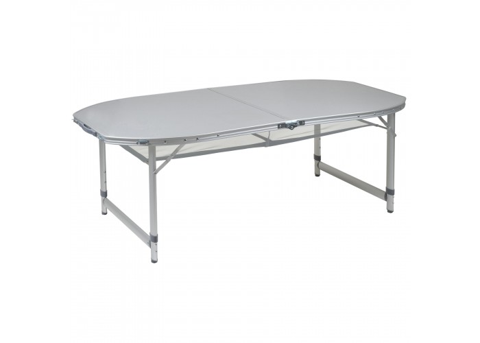 Стіл Bo-Camp Premium Oval 150x80 cm Grey (1404405)