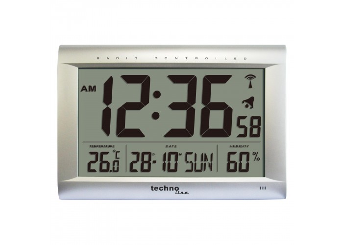 Годинник настінний Technoline WS8009 Silver (WS8009)