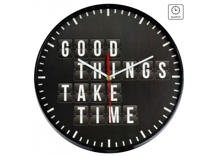 Годинник настінний Technoline 775485 Good Things Take Time (775485)