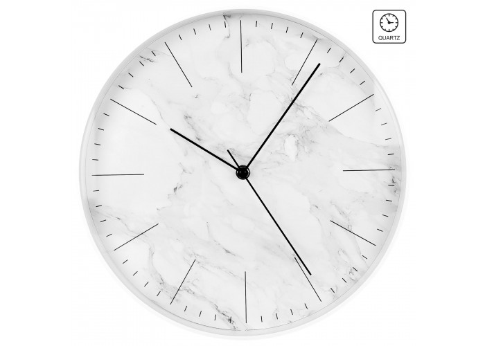 Годинник настінний Technoline 635205 White Marble (635205)