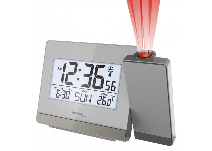 Годинник проекційний Technoline WT538 Silver/Anthracite (WT538)