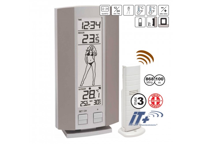 Метеостанція Technoline WS9750 IT Grey/Silver (WS9750)