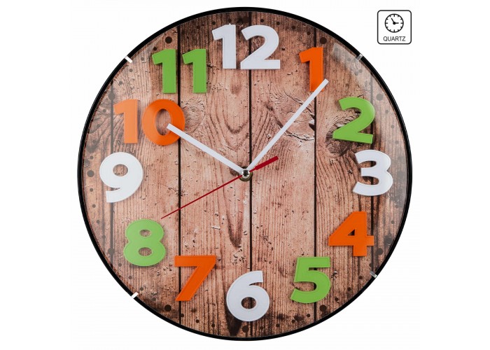 Годинник настінний Technoline WT7435 Wood Brown (WT7435)