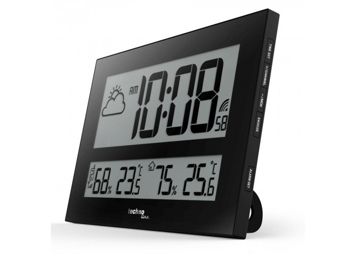 Годинник настінний Technoline WS8011 Black (WS8011)