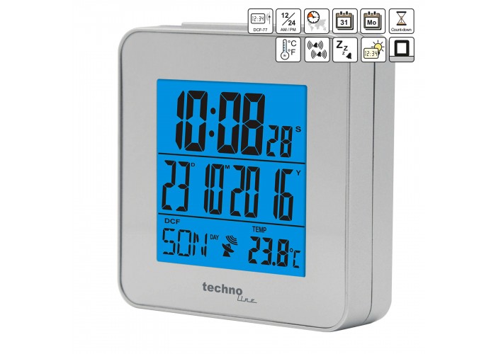 Годинник настільний Technoline WT268 Silver (WT268)