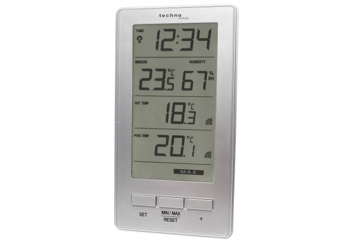 Термогігрометр Technoline WS9069 IT Silver (WS9069)