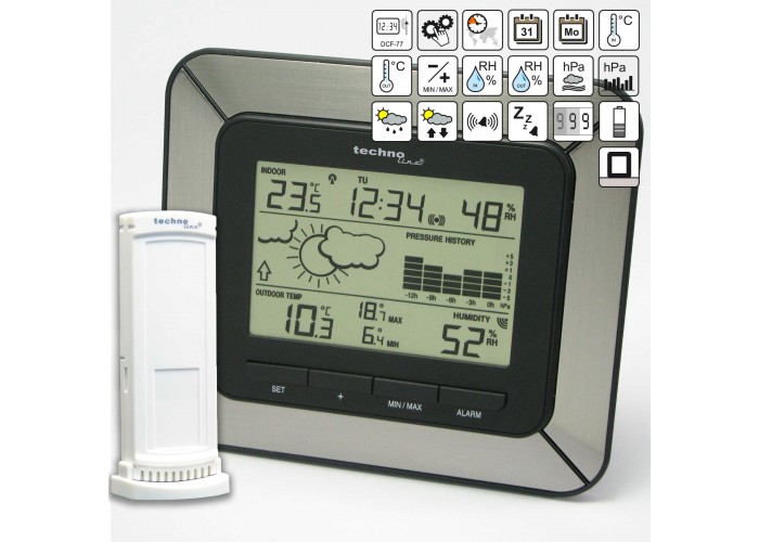 Метеостанція Technoline WS9273 IT Alu/Black (WS9273)