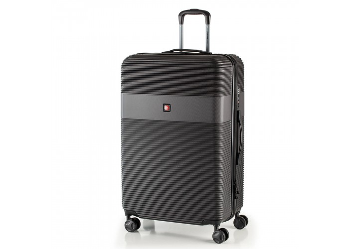 Валіза Swissbrand Cairo (M) Black (SWB_LHCAI001M)