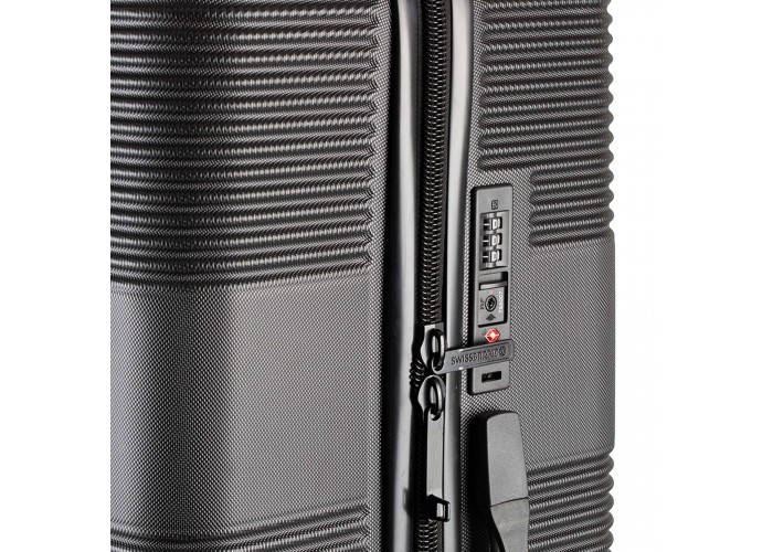 Валіза Swissbrand Cairo (M) Black (SWB_LHCAI001M)