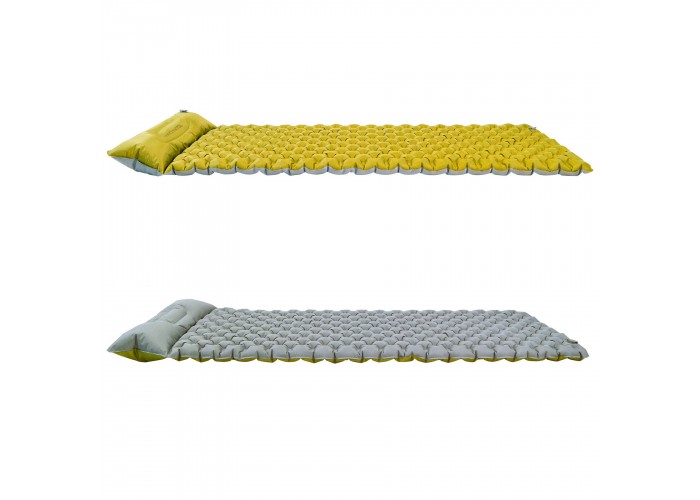 Килимок надувний Wechsel Coreo Double-Tube TL Lemon/Grey (233122)