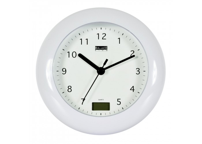 Годинник настінний Technoline 506271 Bathroom Clock White (506271)