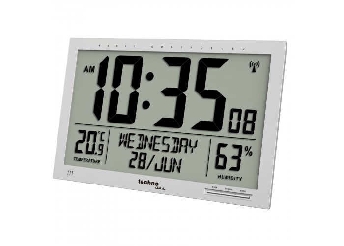 Годинник настінний Technoline WS8013 Silver (WS8013)