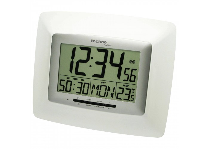 Годинник настінний Technoline WS8100 White/Silver (WS8100)