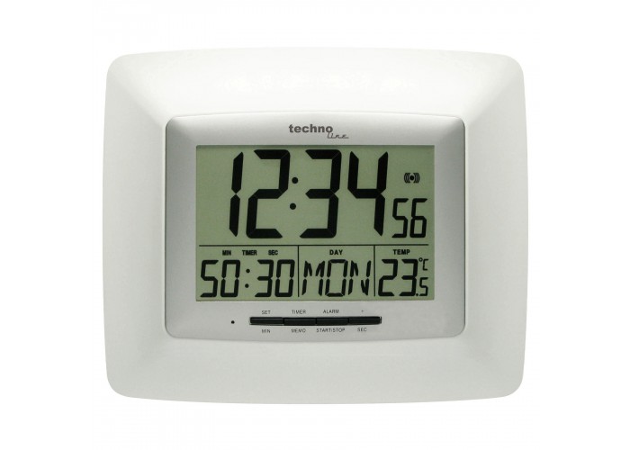 Годинник настінний Technoline WS8100 White/Silver (WS8100)