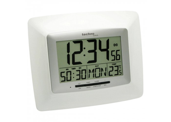 Годинник настінний Technoline WS8100 White/Silver (WS8100)