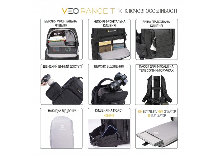 Рюкзак Vanguard VEO Range T 48 Beige (VEO Range T 48 BG)