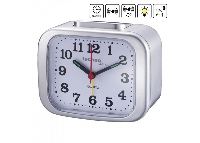 Годинник настільний Technoline Modell XL Silver (Modell XL silber)