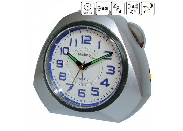 Годинник настільний Technoline Modell XXL Silver (Modell XXL silber)