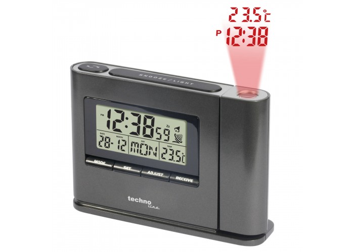 Годинник проекційний Technoline WT519 Anthracite (WT519)