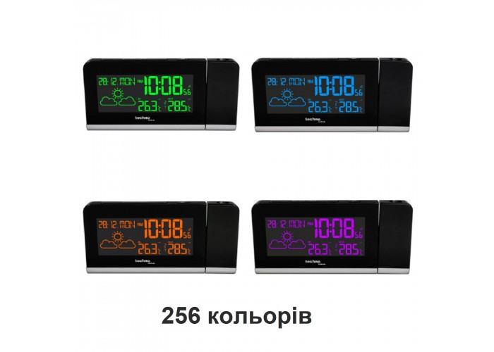 Годинник проекційний Technoline WT539 Black (WT539)