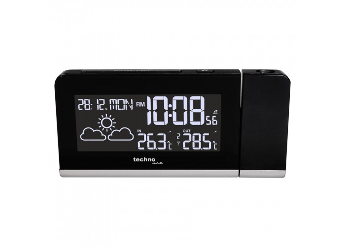 Годинник проекційний Technoline WT539 Black (WT539)
