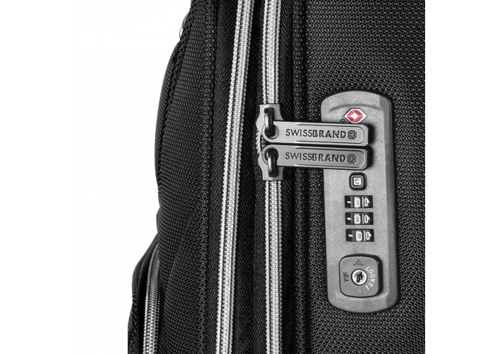 Валіза Swissbrand Austria (L) Black (SWB_LEAUS001L)