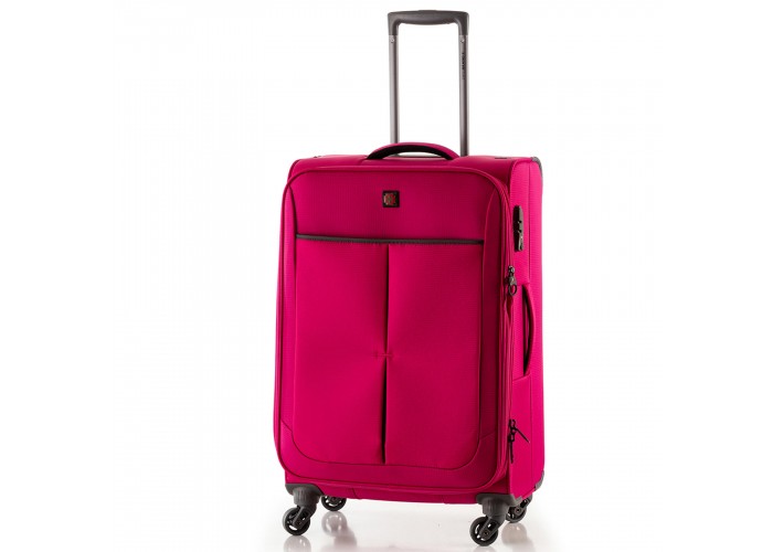 Валіза Swissbrand Silkeborg (L) Fuchsia/Light Grey (SWB_LLSIL941L)