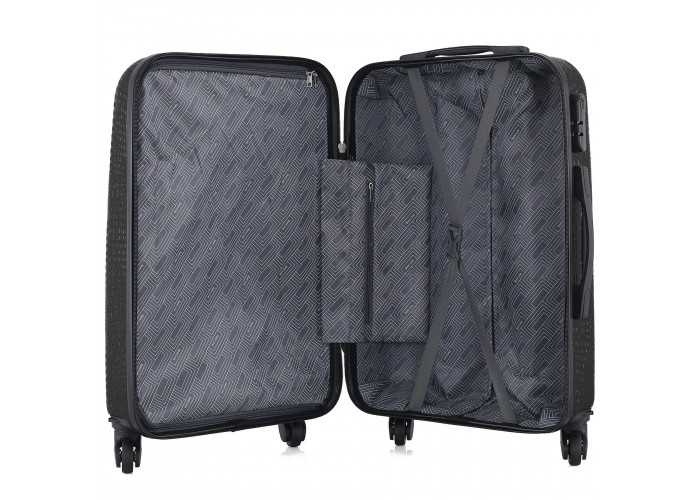 Валіза Semi Line 22" (M) Black (T5580-3)