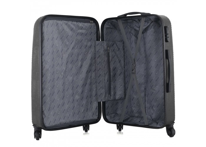 Валіза Semi Line 24" (M) Black (T5580-4)