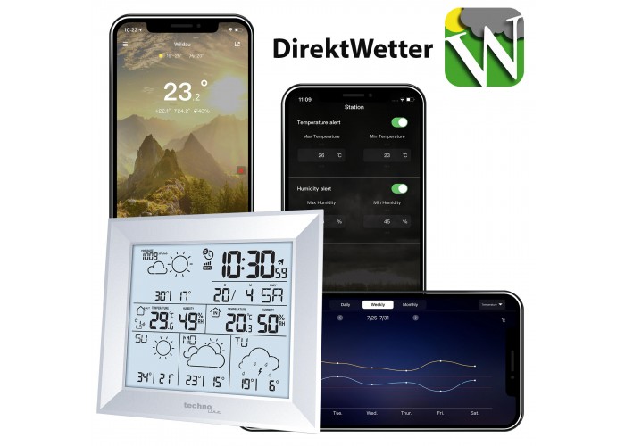 Метеостанція Technoline DirektWetter WD2000 Silver (WD2000)