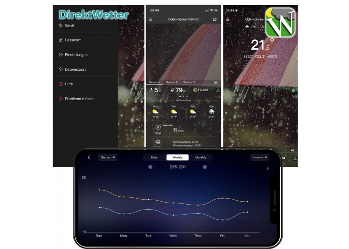 Метеостанція Technoline DirektWetter WD2000 Silver (WD2000)
