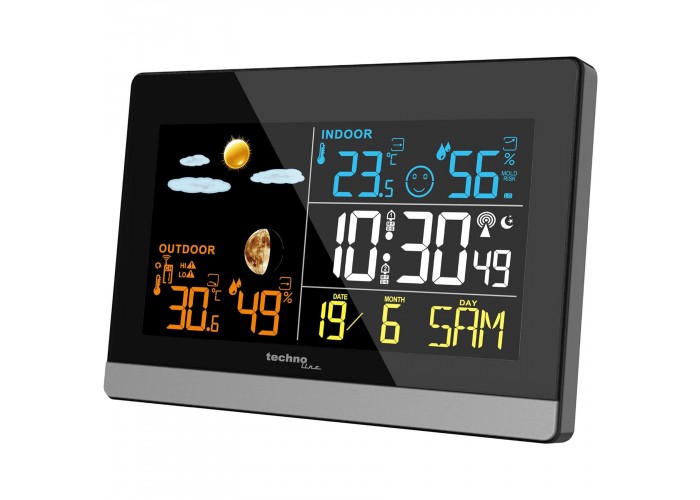 Метеостанція Technoline WS6455 Black/Silver (WS6455)