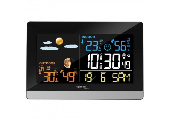 Метеостанція Technoline WS6455 Black/Silver (WS6455)