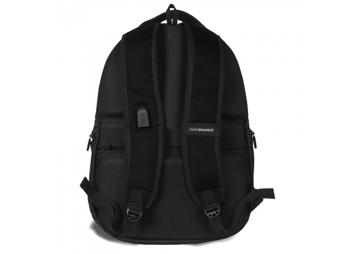 Рюкзак міський Swissbrand Ribe 20 Black (SWB_BLRIB001U)