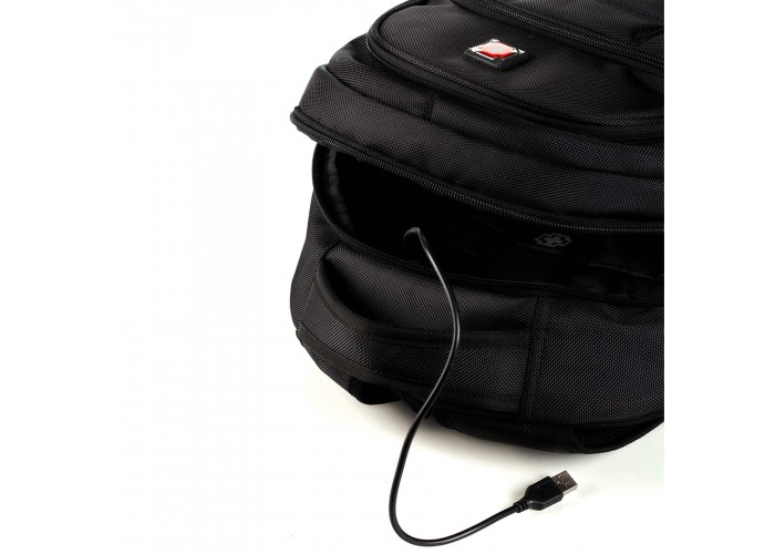 Рюкзак міський Swissbrand Ribe 20 Black (SWB_BLRIB001U)
