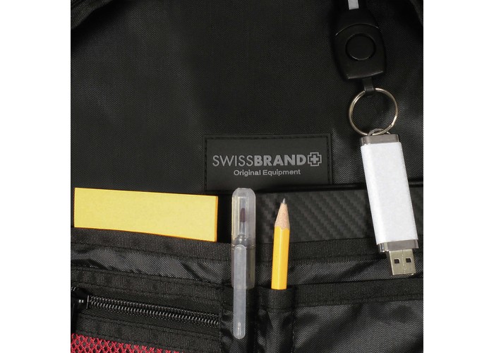 Рюкзак міський Swissbrand Ribe 20 Black (SWB_BLRIB001U)
