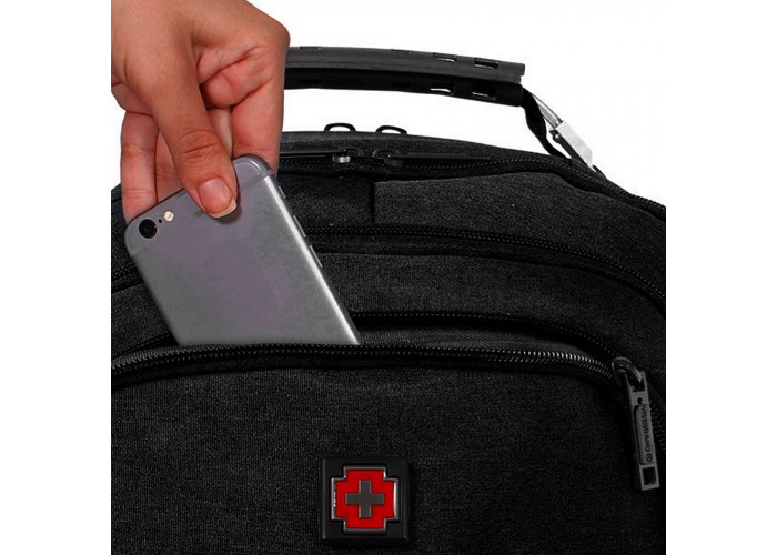 Рюкзак міський Swissbrand Mandeville 17 Black (SWB_BLGEO001U)