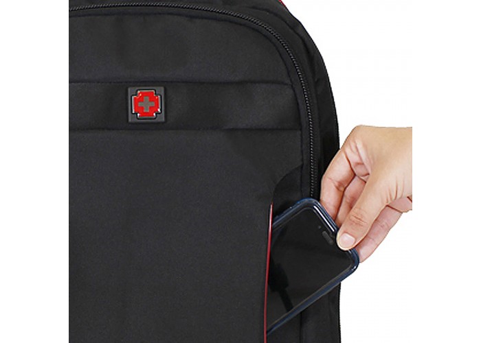 Рюкзак міський Swissbrand Nyon 2.0 20 Black (SWB_BE19NYO001U)