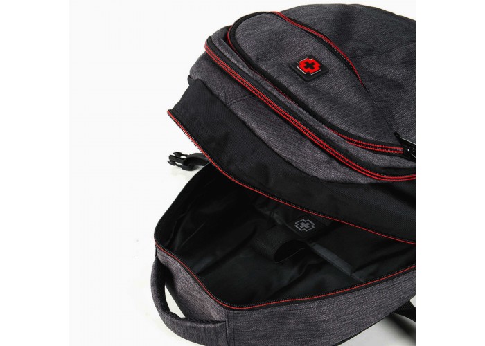 Рюкзак міський Swissbrand Kolding 27 Dark Grey (SWB_Q219BLKOL803U)