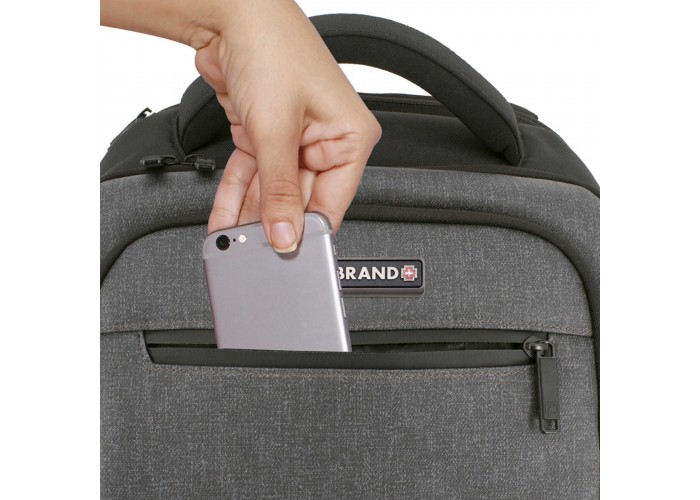 Рюкзак міський Swissbrand Valday 31 Grey (SWB_BLVAL801U)